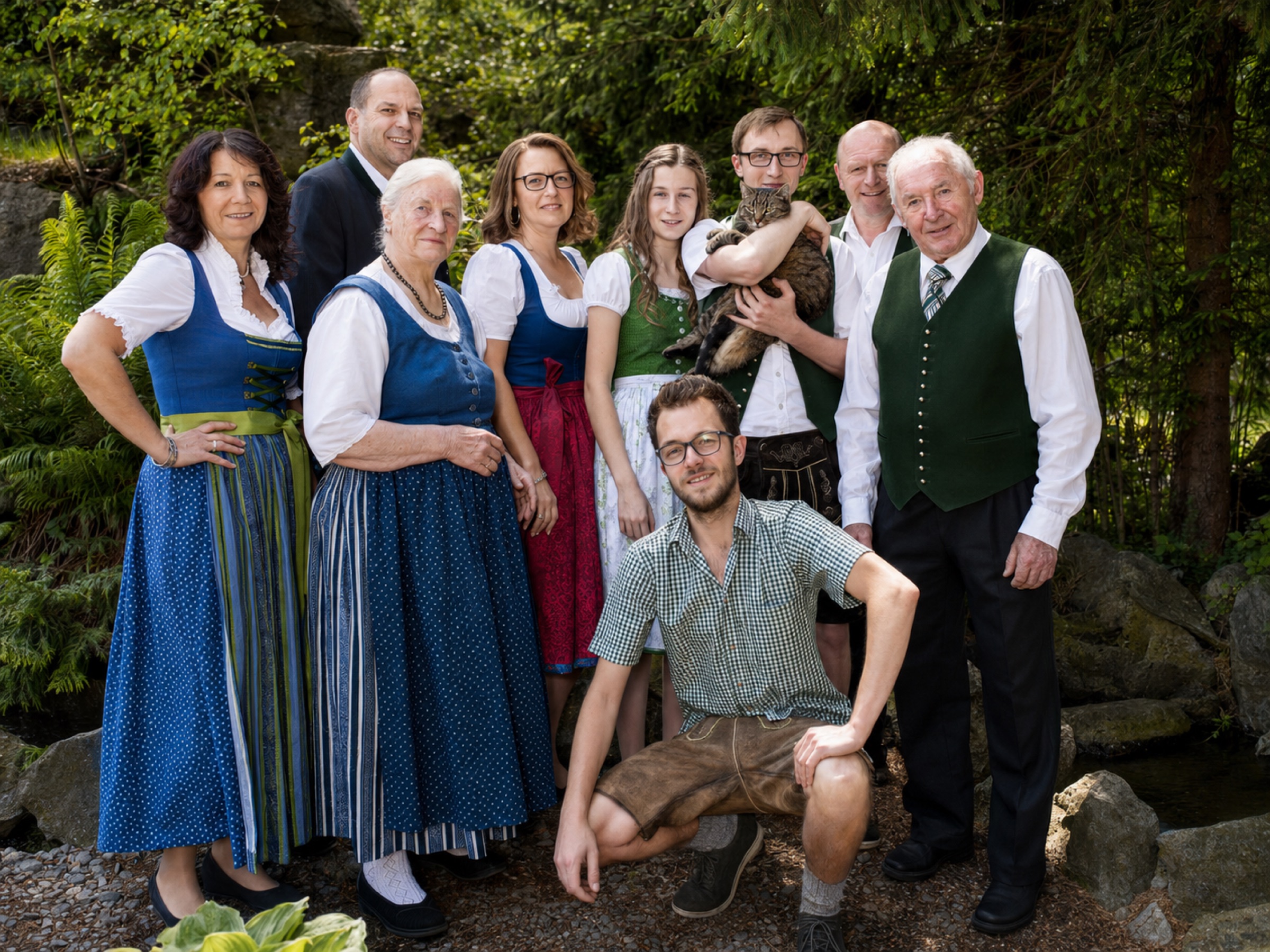 Familie Fürbass — drei Generationen Alpengasthof Strutz