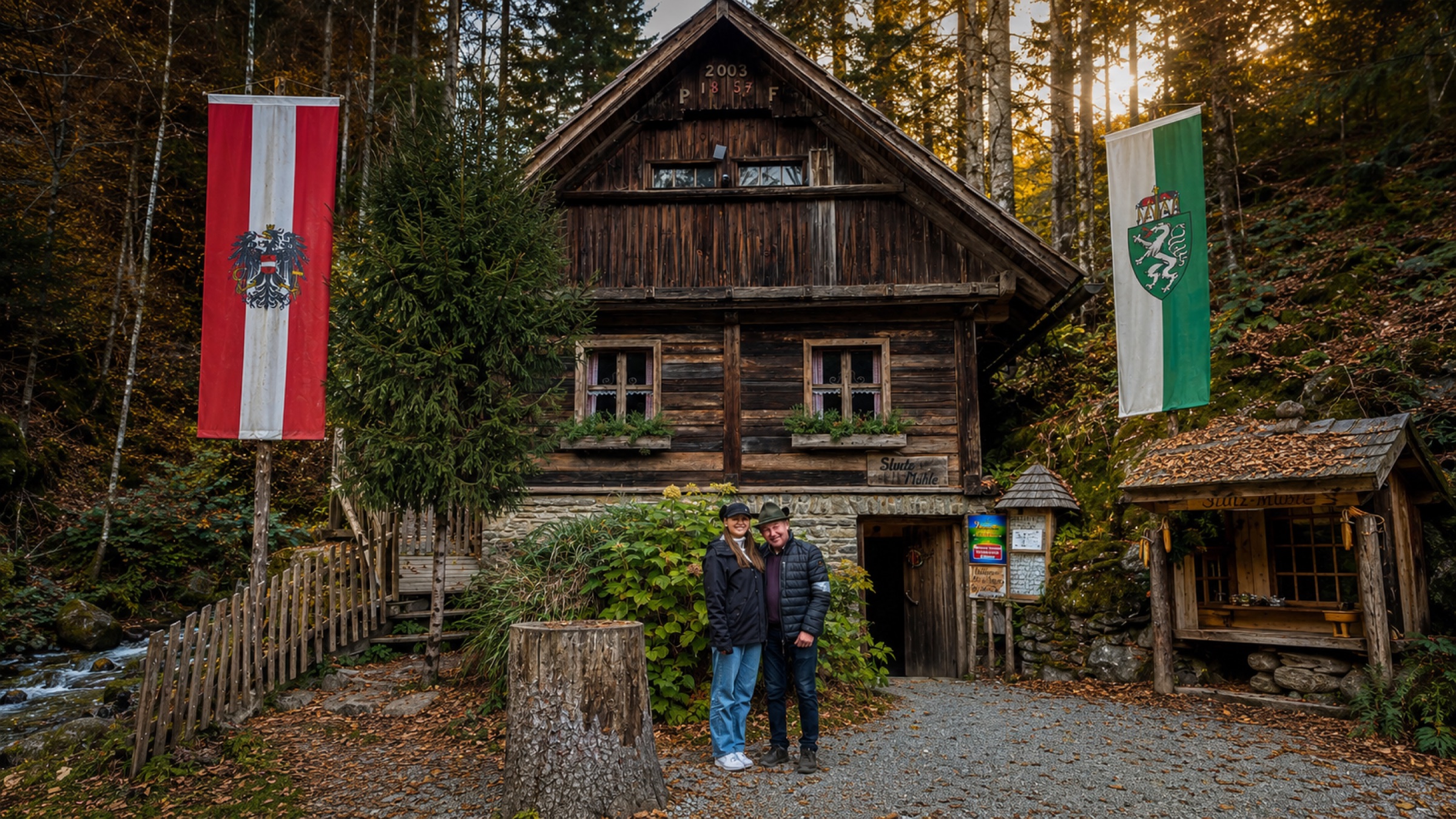 Draußen am Bach